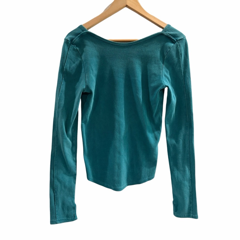 We The Free Ribbed Scoop Back Shirt